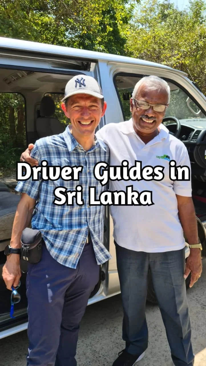 Expert Chauffeur Guide with Tourists in Sri Lanka